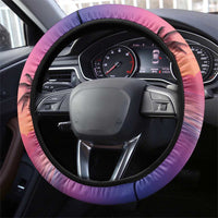 Guam Latte Stone with Map Steering Wheel Cover Bougainvillea Beach Sunset LT9 - Polynesian Pride