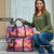 Guam Latte Stone with Map Travel Bag Bougainvillea Beach Sunset - Polynesian Pride