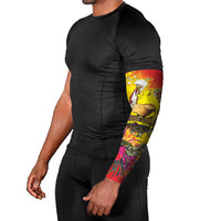 Papua New Guinea Cultural Tropical Flowers Arm Sleeves LT9 - Polynesian Pride