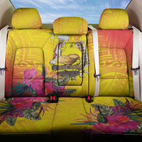 Papua New Guinea Cultural Tropical Flowers Back Car Seat Cover LT9 One Size Gold - Polynesian Pride