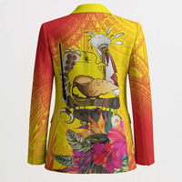 Papua New Guinea Cultural Tropical Flowers Blazer LT9 - Polynesian Pride
