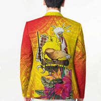 Papua New Guinea Cultural Tropical Flowers Blazer LT9 - Polynesian Pride