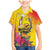 Papua New Guinea Cultural Tropical Flowers Family Matching Mermaid Dress and Hawaiian Shirt