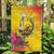 Papua New Guinea Cultural Tropical Flowers Garden Flag