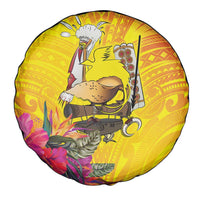 Papua New Guinea Cultural Tropical Flowers Spare Tire Cover LT9 - Polynesian Pride