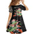 Personalized Japanese Koi Fish Family Matching Tank Maxi Dress and Hawaiian Shirt with Polynesian Pattern
