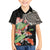 Personalized Japanese Koi Fish Family Matching Tank Maxi Dress and Hawaiian Shirt with Polynesian Pattern