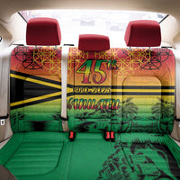 Hapi 45th Indipendens Dei Vanuatu Back Car Seat Cover Yumi 1980 with Vanuatuan Beach Landscape