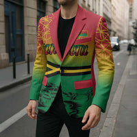 Hapi 45th Indipendens Dei Vanuatu Blazer Yumi 1980 with Vanuatuan Beach Landscape - Polynesian Pride