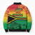 Hapi 45th Indipendens Dei Vanuatu Bomber Puffer Jacket Yumi 1980 with Vanuatuan Beach Landscape - Polynesian Pride