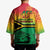 Hapi 45th Indipendens Dei Vanuatu Kimono Yumi 1980 with Vanuatuan Beach Landscape - Polynesian Pride