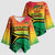Hapi 45th Indipendens Dei Vanuatu Kimono Sleeve Blouse Yumi 1980 with Vanuatuan Beach Landscape - Polynesian Pride