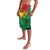 Hapi 45th Indipendens Dei Vanuatu Lavalava Yumi 1980 with Vanuatuan Beach Landscape