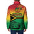 Hapi 45th Indipendens Dei Vanuatu Padded Jacket Yumi 1980 with Vanuatuan Beach Landscape - Polynesian Pride