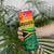 Hapi 45th Indipendens Dei Vanuatu Skinny Tumbler Yumi 1980 with Vanuatuan Beach Landscape