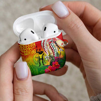 Vanuatu 45th Anniversary AirPods Case Polynesian with Sand Drawing Pattern - Polynesian Pride