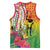 Vanuatu 45th Anniversary Basketball Jersey Polynesian with Sand Drawing Pattern - Polynesian Pride