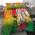 Vanuatu 45th Anniversary Bedding Set Polynesian with Sand Drawing Pattern