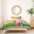 Vanuatu 45th Anniversary Bedding Set Polynesian with Sand Drawing Pattern
