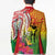 Vanuatu 45th Anniversary Blazer Polynesian with Sand Drawing Pattern - Polynesian Pride
