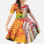 Vanuatu 45th Anniversary Family Matching Puletasi and Hawaiian Shirt Polynesian with Sand Drawing Pattern