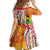 Vanuatu 45th Anniversary Family Matching Puletasi and Hawaiian Shirt Polynesian with Sand Drawing Pattern