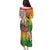 Vanuatu 45th Anniversary Family Matching Puletasi and Hawaiian Shirt Polynesian with Sand Drawing Pattern