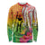 Vanuatu 45th Anniversary Long Sleeve Shirt Polynesian with Sand Drawing Pattern