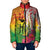 Vanuatu 45th Anniversary Padded Jacket Polynesian with Sand Drawing Pattern - Polynesian Pride