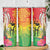 Vanuatu 45th Anniversary Skinny Tumbler Polynesian with Sand Drawing Pattern