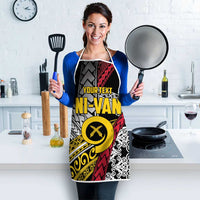 Vanuatu Proud to be Ni-van Personalised Apron with Mutis En Atan Patterns - Polynesian Pride