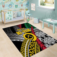 Vanuatu Proud to be Ni-van Personalised Area Rug with Mutis En Atan Patterns