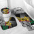 Vanuatu Proud to be Ni-van Personalised Bathroom Set with Mutis En Atan Patterns - Polynesian Pride
