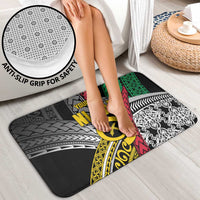Vanuatu Proud to be Ni-van Personalised Bathroom Set with Mutis En Atan Patterns - Polynesian Pride
