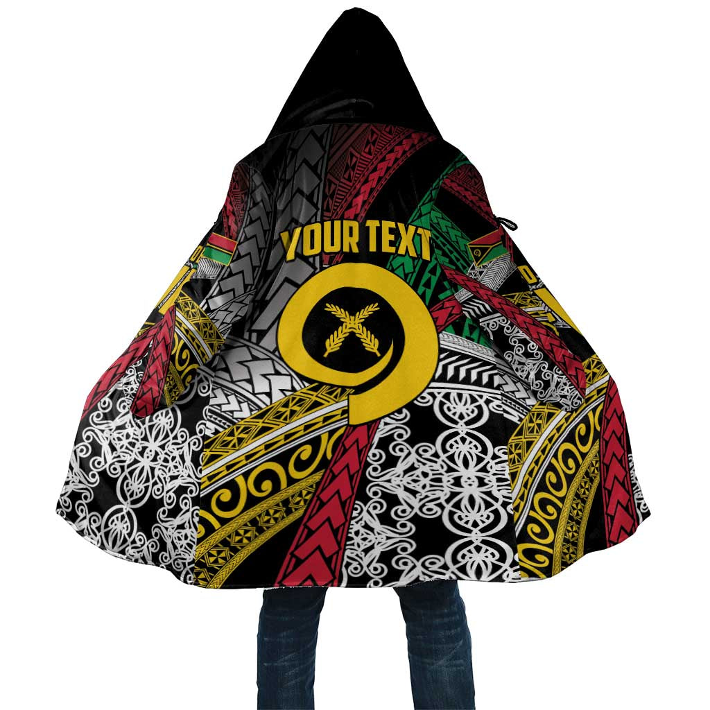 Vanuatu Proud to be Ni-van Personalised Cloak with Mutis En Atan Patterns - Polynesian Pride