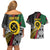 Vanuatu Proud to be Ni-van Personalised Couples Matching Off Shoulder Short Dress and Hawaiian Shirt with Mutis En Atan Patterns