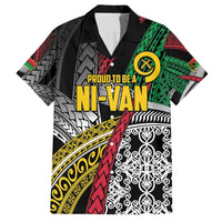 Vanuatu Proud to be Ni-van Personalised Family Matching Off Shoulder Maxi Dress and Hawaiian Shirt with Mutis En Atan Patterns