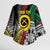 Vanuatu Proud to be Ni-van Personalised Kimono Sleeve Blouse with Mutis En Atan Patterns - Polynesian Pride