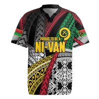 Vanuatu Proud to be Ni-van Personalised Rugby Jersey with Mutis En Atan Patterns