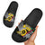 Vanuatu Proud to be Ni-van Personalised Slide Sandals with Mutis En Atan Patterns - Polynesian Pride