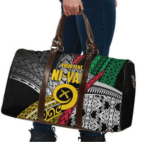 Vanuatu Proud to be Ni-van Personalised Travel Bag with Mutis En Atan Patterns - Polynesian Pride