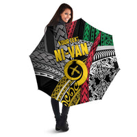 Vanuatu Proud to be Ni-van Personalised Umbrella with Mutis En Atan Patterns - Polynesian Pride