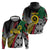 Vanuatu Proud to be Ni-van Personalised Zip Hoodie with Mutis En Atan Patterns