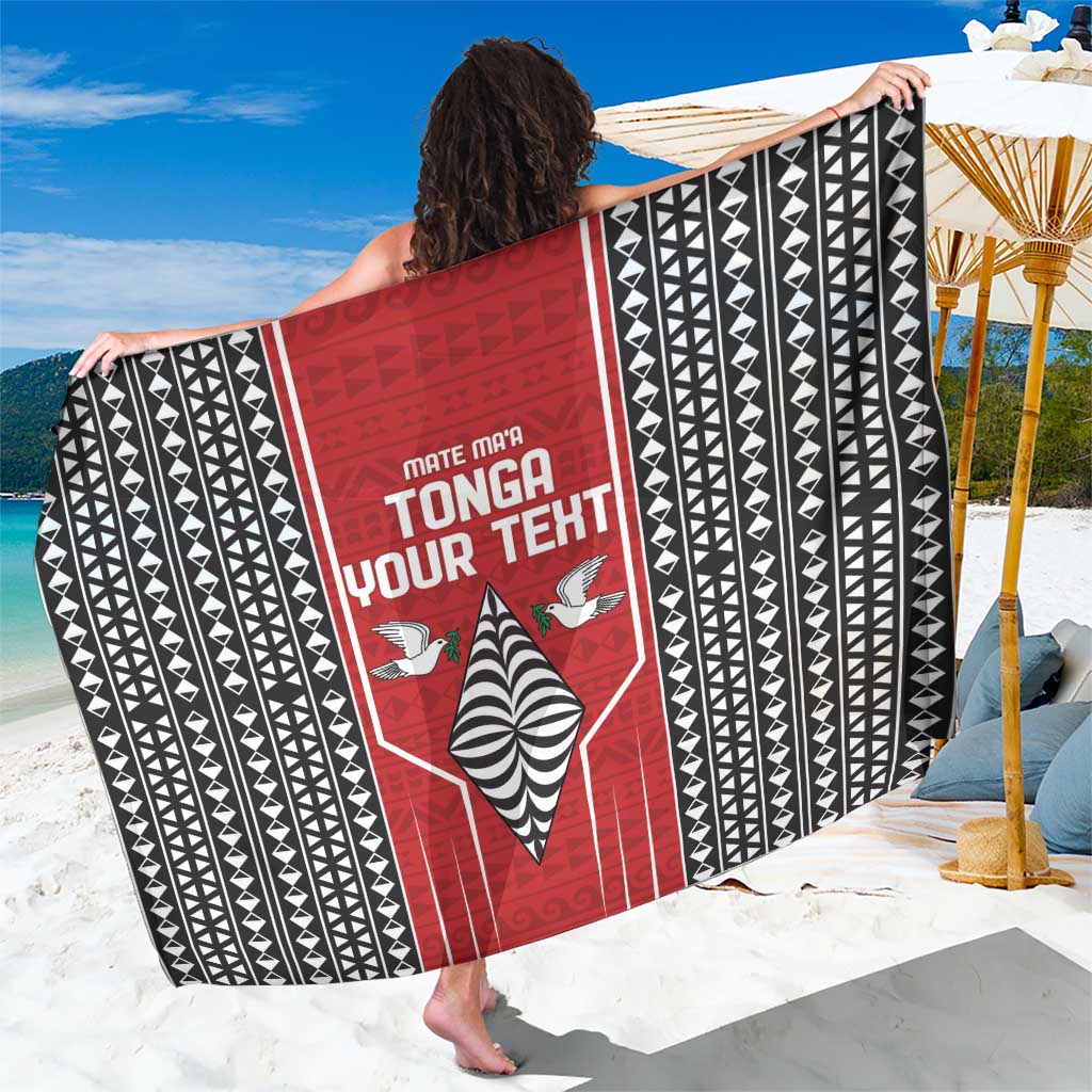 Custom Tonga Rugby Sarong Mate Maa Kupesi Style