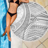 American Samoa White Sunday Beach Blanket Polynesian Lotu Tamaiti - Polynesian Pride