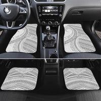 American Samoa White Sunday Car Mats Polynesian Lotu Tamaiti - Polynesian Pride