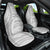 American Samoa White Sunday Car Seat Cover Polynesian Lotu Tamaiti - Polynesian Pride