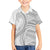 American Samoa White Sunday Family Matching Short Sleeve Bodycon Dress and Hawaiian Shirt Polynesian Lotu Tamaiti - Polynesian Pride