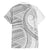 American Samoa White Sunday Family Matching Summer Maxi Dress and Hawaiian Shirt Polynesian Lotu Tamaiti - Polynesian Pride