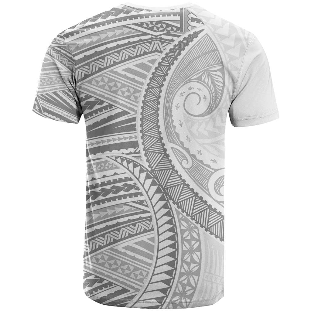 American Samoa White Sunday T Shirt Polynesian Lotu Tamaiti - Polynesian Pride